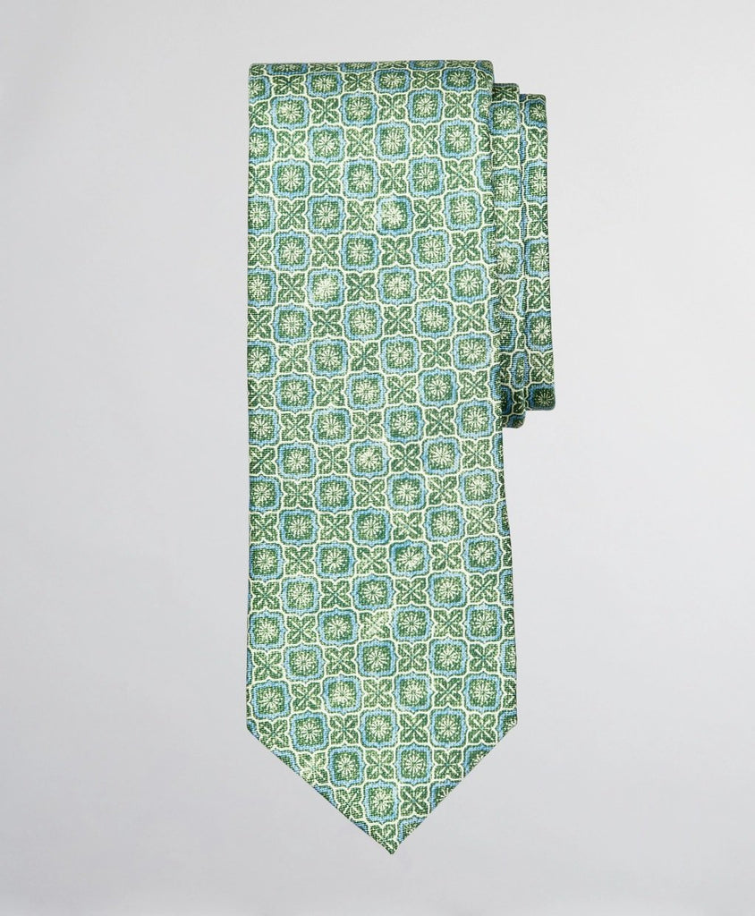 Floral Tile Tie