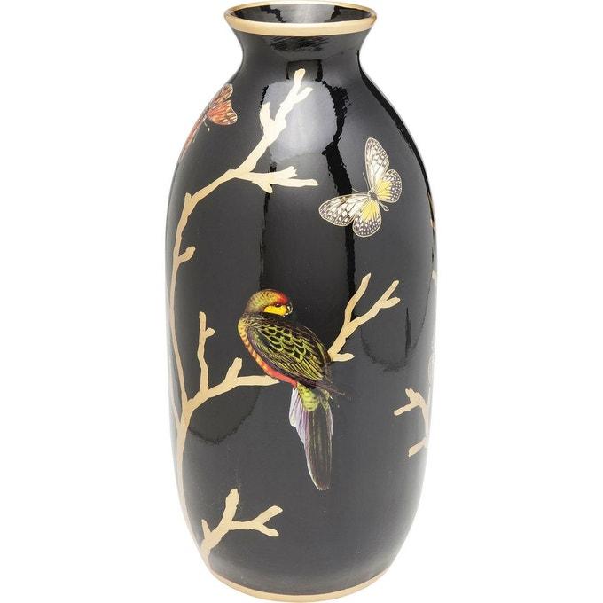 Vase Oriental Oiseau Papillons